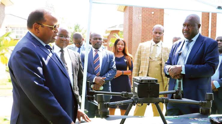 Government leadership examining ZINGSA drone technology