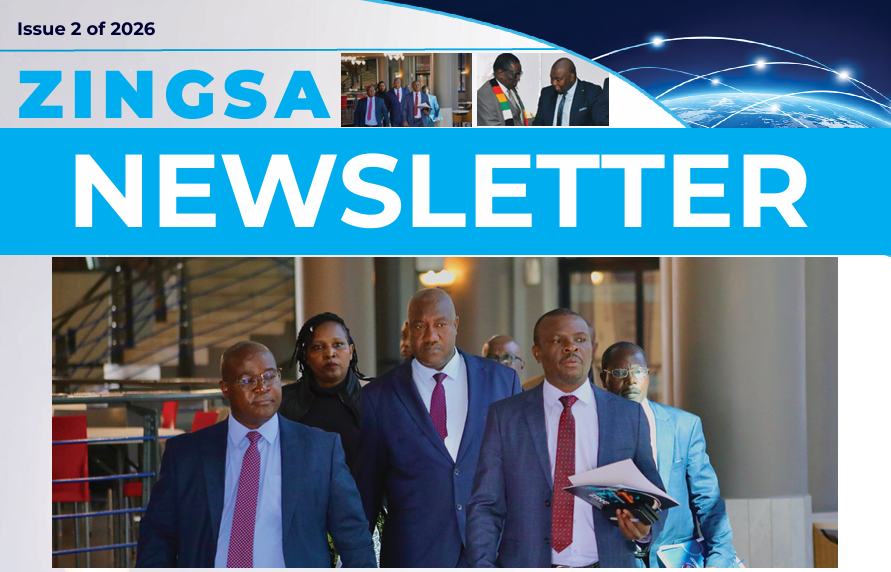 Cover of the ZINGSA Newsletter Issue 2 of 2026