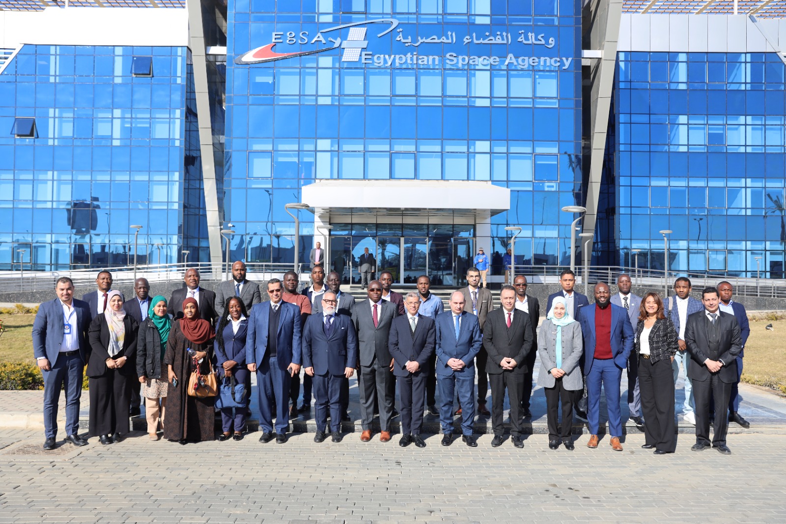 ZINGSA delegation at Egyptian Space Agency